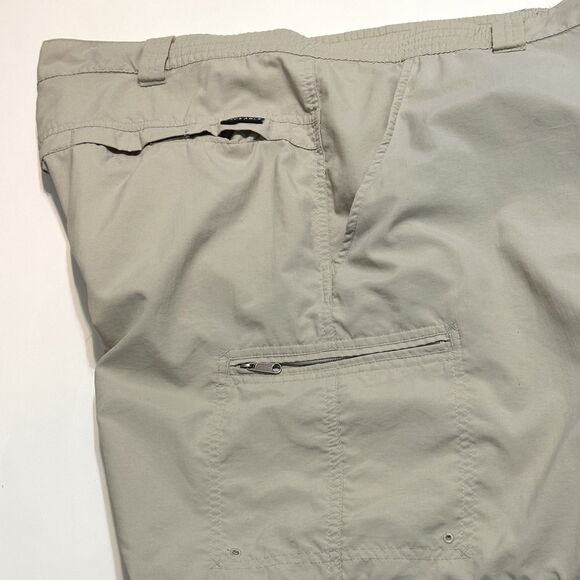 Columbia GRT Convertible Cargo Pants Men's Large 38x27 Tan Omni-Dry Hiking - Picture 16 of 16